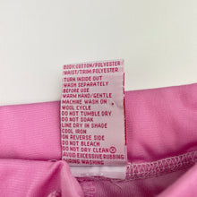Load image into Gallery viewer, Girls Kids Stuff, embroidered pink velour pants, elasticated, Inside leg: 41cm, GUC, size 4,  
