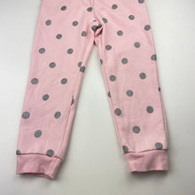 Load image into Gallery viewer, Girls H&amp;M, fleece lined track pants, elasticated, Inside leg: 39.5cm, GUC, size 4,  