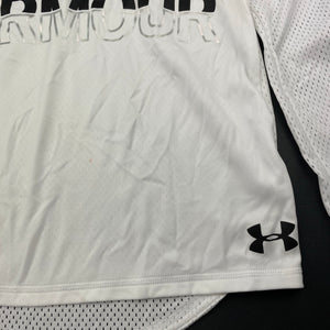 Girls Under Armour, lightweight long sleeve hooded top, FUC, size 6-7,  
