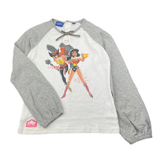 Load image into Gallery viewer, Girls DC Comics, JUSTICE LEAGUE cotton long sleeve top, EUC, size 10,  