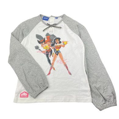 Girls DC Comics, JUSTICE LEAGUE cotton long sleeve top, EUC, size 10,  