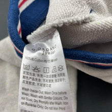 Load image into Gallery viewer, Boys GIORDANO Jnr, grey track pants, elasticated, Inside leg: 41cm, FUC, size 4-5,  