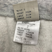 Load image into Gallery viewer, Boys Emerson, fleece lined track pants, elasticated, Inside leg: 49.5cm, EUC, size 7,  