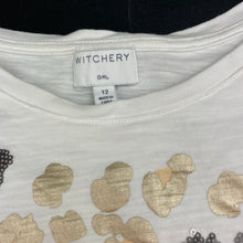 Load image into Gallery viewer, Girls Witchery, cotton lightweight sweater / long sleeve top, FUC, size 12,  