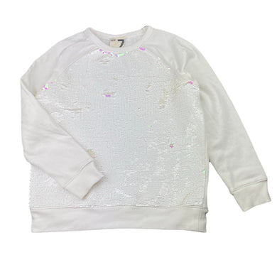 Girls Cotton On, flip sequin sweater / jumper, GUC, size 7,  