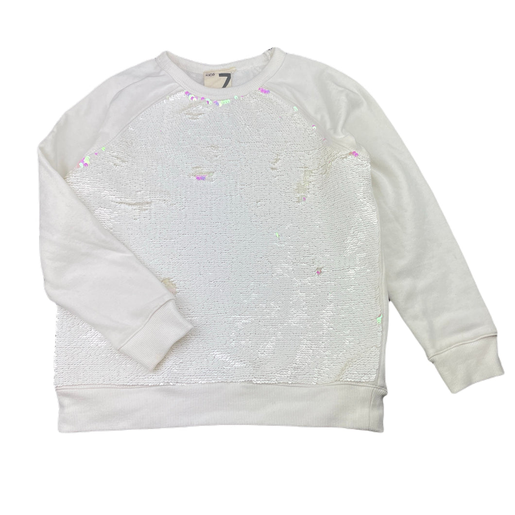 Girls Cotton On, flip sequin sweater / jumper, GUC, size 7,  