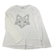 Load image into Gallery viewer, Girls Target, cotton long sleeve t-shirt / top, fox, EUC, size 14,  
