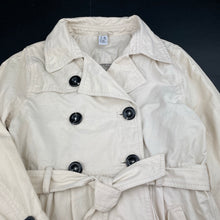 Load image into Gallery viewer, Girls Zara, lined lightwieght trench coat, light marks, FUC, size 7-8,  