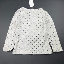 Load image into Gallery viewer, Girls Kids &amp; Co, cotton long sleeve top, sequin cat, NEW, size 4,  