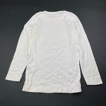 Load image into Gallery viewer, Girls Cotton On, white cotton long sleeve t-shirt / top, EUC, size 6,  