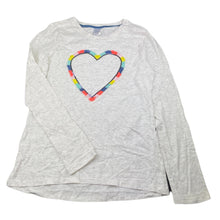 Load image into Gallery viewer, Girls Target, cotton long sleeve top, heart, EUC, size 14,  