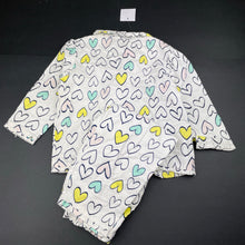 Load image into Gallery viewer, Girls Kids &amp; Co, flannel cotton pyjamas, hearts, NEW, size 2,  