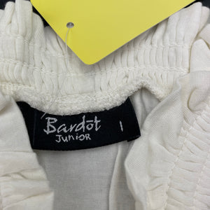 Girls Bardot Junior, lightweight stretchy cardigan / top, NEW, size 1,  