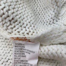 Load image into Gallery viewer, Girls Tilii, cream &amp; rose gold knit sweater / jumper, EUC, size 12,  
