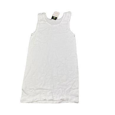 Boys Target, white cotton singlet top, NEW, size 8-10,  