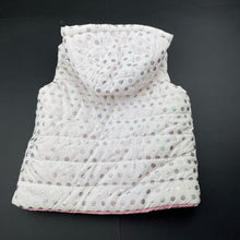 Load image into Gallery viewer, Girls Target, reversible hooded puffer vest / jacket, FUC, size 5,  