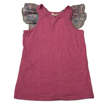 Load image into Gallery viewer, Girls Cotton On, Little Princess singlet top, floral wings, GUC, size 5-6,  