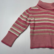Load image into Gallery viewer, Girls Pumpkin Patch, vintage striped sweater / jumper, GUC, size 4,  