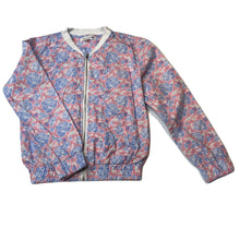 Load image into Gallery viewer, Girls hide &amp; SEEK, floral cotton zip up jacket, EUC, size 7,  