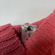 Load image into Gallery viewer, Girls H&amp;T, pink knit hooded cardigan, pilling, FUC, size 2,  