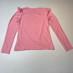 Girls H&M, stretchy organic cotton blend long sleeve top, EUC, size 11-12,  