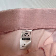 Load image into Gallery viewer, Girls Kids &amp; Co, pink velour track pants, Inside leg: 48cm, EUC, size 6,  