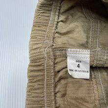 Load image into Gallery viewer, Boys RED FROG, chunky corduroy cotton pants, elasticated, Inside leg: 39cm, FUC, size 4,  