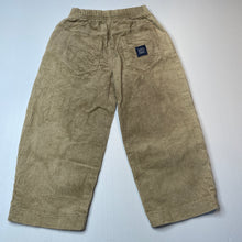 Load image into Gallery viewer, Boys RED FROG, chunky corduroy cotton pants, elasticated, Inside leg: 39cm, FUC, size 4,  