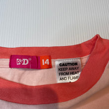 Load image into Gallery viewer, Girls L&amp;D, cotton long sleeve pyjama top, EUC, size 14,  