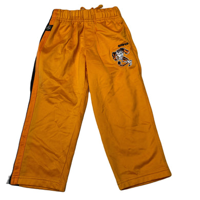 Boys NRL Mascots, Wests Tigers track pants, elasticated, Inside leg: 39cm, mark inside right leg, FUC, size 3,  