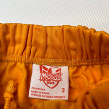 Load image into Gallery viewer, Boys NRL Mascots, Wests Tigers track pants, elasticated, Inside leg: 39cm, mark inside right leg, FUC, size 3,  