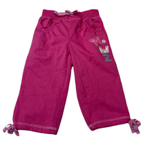 Load image into Gallery viewer, Girls Wave Zone, cropped casual pants, elasticated, Inside leg: 29cm, EUC, size 4,  