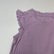 Load image into Gallery viewer, Girls Favourites, purple organic cotton top, FUC, size 2,  