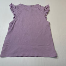 Load image into Gallery viewer, Girls Favourites, purple organic cotton top, FUC, size 2,  