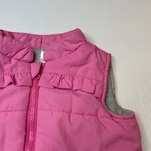 Load image into Gallery viewer, Girls Tiny Little Wonders, cotton lined vest / sleeveless jacket, GUC, size 2,  