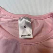Load image into Gallery viewer, Girls Target, pink cotton long sleeve t-shirt / top, EUC, size 6,  