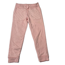 Load image into Gallery viewer, Girls Country Road, pink cotton casual pants, elasticated, Inside leg: 43.5cm, *small fix left hip seam, FUC, size 4,  