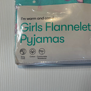 Girls Brilliant Basics, flannel cotton winter pyjamas, butterflies, NEW, size 3,  