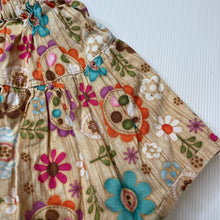 Load image into Gallery viewer, Girls Drink Tea Eat Cake &amp; Craft, floral skirt, elasticated, L: 25.5cm, GUC, size 1-2,  
