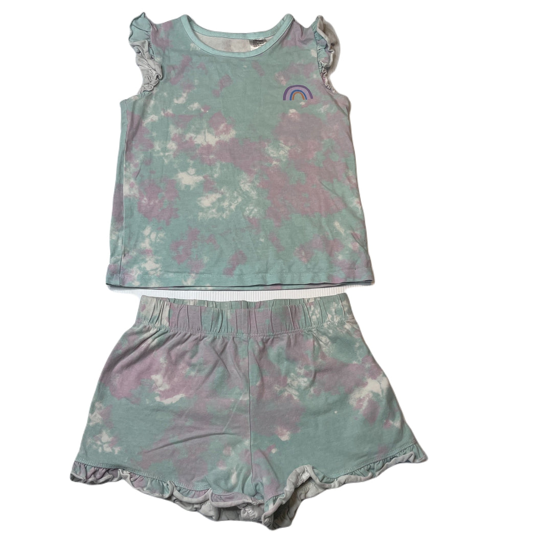 Girls Cotton On, soft feel stretchy pyjamas, FUC, size 7,  