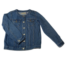 Load image into Gallery viewer, Girls Lily &amp; Dan, blue denim jacket, GUC, size 6,  