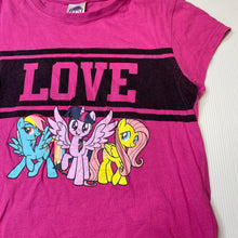 Load image into Gallery viewer, Girls My Little Pony, cotton t-shirt / top, wash fade, FUC, size 9,  