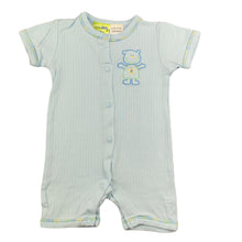 Load image into Gallery viewer, Babykids blue cotton romper, size 000, Pre-loved