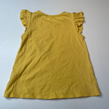 Load image into Gallery viewer, Girls Target, yellow organic cotton top, rainbow, GUC, size 4,  