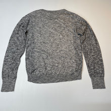 Load image into Gallery viewer, Girls Emerson, grey &amp; silver metallic knit sweater / jumper, EUC, size 14,  