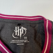 Load image into Gallery viewer, Girls Harry Potter, Hogwarts long sleeve t-shirt / top, EUC, size 14,  