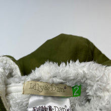 Load image into Gallery viewer, Boys Lily &amp; Dan, fleece lined khaki vest, EUC, size 2,  