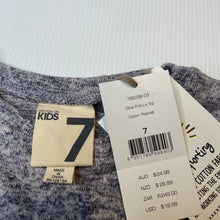 Load image into Gallery viewer, Girls Cotton On, soft feel stretchy knit top, NEW, size 7,  