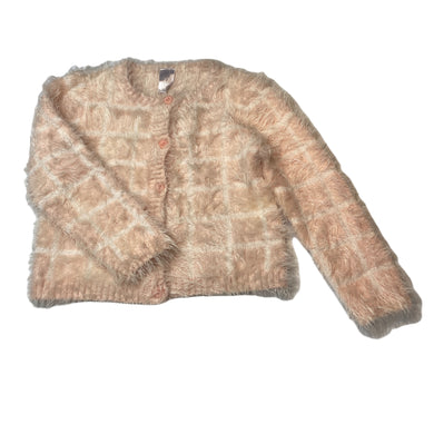 Girls Target, fluffy stretchy knit cardigan, FUC, size 7,  