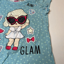 Load image into Gallery viewer, Girls LOL Surprise, cotton t-shirt / top, wash fade, FUC, size 8,  